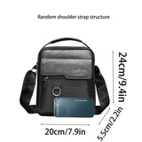 Vintage Office Messenger - Structured Unisex Briefcase (Crossbody/Shoulder Carry for Professionals)