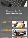 G400 Automatic Cutter Electric Trimmer Bidding Photo Book A4 Paper 40MM Thick Cutting Machine For Office Home
