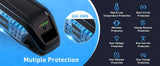 Hailong Electric Scooter Battery 36V 48V 15Ah-20Ah for 250W~1800W Motorcycle/bicycle Waterproof LithiumBattery + Charger