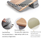 Lap Desk With Pillow Cushion Portable Laptop Desk With Wrist Rest, Mouse Pad, Phone Holder Computer Laptop Stand
