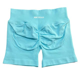 HISTELLO Impact Shorts Df Substitute High Waist Women Yoga Workout Short Seamless Leggings Stretch Fitness Running Gym Shorts