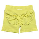 HISTELLO Impact Shorts Df Substitute High Waist Women Yoga Workout Short Seamless Leggings Stretch Fitness Running Gym Shorts