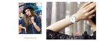 CURREN 9020 Small Dial Quartz Watch for Ladies, Waterproof Elegant Mesh Strap Fashion Wristwatch