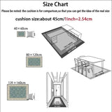 VIKAMA printed pattern line-feel living room coffee table carpet bedroom bedside non-slip stylish mat home decoration