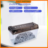 Buy Now USB Electric Dual Purpose Paper Shredder Desktop Mini Financial Bill A4 Paper Shredder Paper Cutter For Home Office