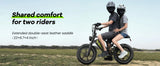 Cybervelo 1600W Peak E-bike for adults, 30+MPH Electric Dirt Bike, E-Motocycle Off-road ,Full Suspension Sonw Beach Urban EK11
