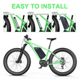 Original 21700 EBike Battery 48V 52V 25Ah 24Ah 60V 72V 36V 20Ah Electric Bicycle Bateria for 2000W 1500W 1000W 500W 350W 250W