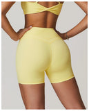 Solid Shorts for Women Yoga Shorts Running Push Up Booty Workout Gym Fitness Shorts High Waist Sport Short Leggings Yoga Clothes