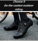Unisex MTB Mountain Road Bike lock Shoes Breathable Non-slip Wear-resistant Pedal Bicycle Outdoor Competitive Bicycle Equipment