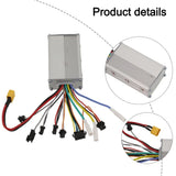 Electric scooter controller with display for 36V 48V 52V 60V brushless motor includes aluminum alloy housing with grooves design