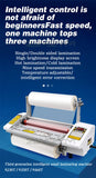 9460T A2+ 110V 220V Paper Laminating Machine Four Roller Cold Hot Laminator Rolling Machine film photo Laminating Machine
