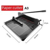 A3A4 Manual Paper Cutter Heavy Duty Guillotine Trimmer Sheets Die Cutters Use for Home Office Laboratory Commercial Paper Cutter