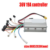 Electric scooter controller with display for 36V 48V 52V 60V brushless motor includes aluminum alloy housing with grooves design