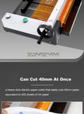 G400 Automatic Cutter Electric Trimmer Bidding Photo Book A4 Paper 40MM Thick Cutting Machine For Office Home