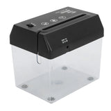 Desktop Mini Paper Shredder Mini Paper Shredder USB Electric Portable Desktop Small A6 Strip Cutting Tool for Office