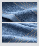 1 Thick Cotton Bathroom Face Towel for Household Couples 75x35cm