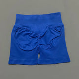 HISTELLO Impact Shorts 4.5" Women Yoga Shorts Seamless Low Waist Scrunch Bum Gym Leggings Workout Stretch Fitness Sports Shorts