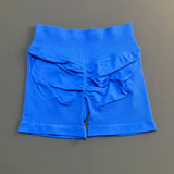 HISTELLO Impact Shorts 4.5" Women Yoga Shorts Seamless Low Waist Scrunch Bum Gym Leggings Workout Stretch Fitness Sports Shorts