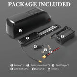 Hailong Electric Scooter Battery 36V 48V 15Ah-20Ah for 250W~1800W Motorcycle/bicycle Waterproof LithiumBattery + Charger