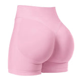 CZGUKE4.5''Shorts Seamless Low Ribbed Waistband Gym Shorts Scrunch Bum Yoga Shorts Booty High Stretch Running Bike Shorts