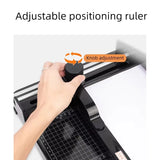 A3A4 Manual Paper Cutter Heavy Duty Guillotine Trimmer Sheets Die Cutters Use for Home Office Laboratory Commercial Paper Cutter