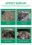 YG Home Mini Double Axis Wood Pallet Fish Frame Metal Steel Plastic Bottle Small Mini Shredder Machine Price