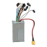 Electric scooter controller with display for 36V 48V 52V 60V brushless motor includes aluminum alloy housing with grooves design