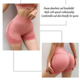 High Waist Women Yoga Shorts Workout Fitness Lift Butt Gym Running Sportswear Short Pants Ladies Active Wear