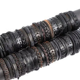 6 Random Styles Unisex Braided Leather Bracelets Classic Festive Gift Minimalist Twisted Knot Bracelet