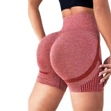Yoga Shorts Cross-border Honey Buttocks Buttocks Sports High Waist Abdomen Stretch Tight-fitting Anti-glare Quick-drying Fitness