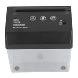 Desktop Mini Paper Shredder Mini Paper Shredder USB Electric Portable Desktop Small A6 Strip Cutting Tool for Office