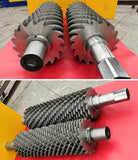 Car Tire Plastic Shredder Crusher Double Shaft Recycling Shredder Bottle Crusher Customized Industrial Waste Tyre Crush Shredder