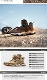RAX Men Hiking Shoes Mid-top Waterproof Outdoor Sneaker Men Leather Trekking Boots Trail Camping Climbing Hunting Sneakers Women