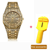 *New style* Sculpture Quartz watch Men golden stainless steel Engrave Wristwatch relogio masculino montre homme for dropshipping