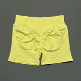 HISTELLO Impact Shorts 4.5" Women Yoga Shorts Seamless Low Waist Scrunch Bum Gym Leggings Workout Stretch Fitness Sports Shorts