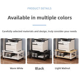 Mobile Office Desktop under Desk Printing Copng hine Storage Ra Home Use und Mounted Organizer elf