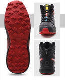Men's snow boots, warm and non slip outdoor hiking boots, lightweight walking shoes in winter
