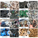 Low Price Double Shaft Motor Plastic Bucket Rubber Scrape Metal Wood Shredder 22KW 220V/380V Industrial Use 1 Year Warranty