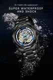 New Automatic Watch for Men Casual chronograph Leather Strap quartz watches Man Mechanical Wristwatch montre reloj часы му