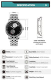 WM Watch Automatic Mechanical Watches Men Lunar Moon Phase Sapphire Waterproof Man Luminous Twin Moons Welly Merck Watch WM142