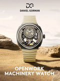 Singularity Series DG8127 Men Automatic Mechanical Watch Fashion Sport Wristwatch Silicone Band