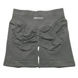 HISTELLO Impact Shorts Df Substitute High Waist Women Yoga Workout Short Seamless Leggings Stretch Fitness Running Gym Shorts