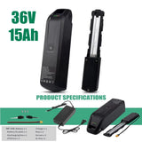 Hailong Electric Scooter Battery 36V 48V 15Ah-20Ah for 250W~1800W Motorcycle/bicycle Waterproof LithiumBattery + Charger