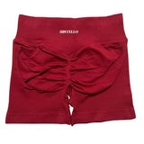 HISTELLO Impact Shorts Df Substitute High Waist Women Yoga Workout Short Seamless Leggings Stretch Fitness Running Gym Shorts
