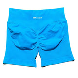 HISTELLO Impact Shorts Df Substitute High Waist Women Yoga Workout Short Seamless Leggings Stretch Fitness Running Gym Shorts