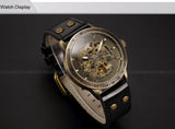 Wrist Watch For Men Waterproof Automatic Mechanical Watch Men's watch Retro montre homme with Genuine Leather relogio masculino