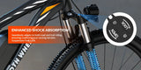 5TH WHEEL AB17 Electric Bike, 700W Peak Motor, 23 Mph Max Speed, Color LCD Display, Front Suspension (Gray)