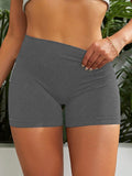 Women High Waist Butt Lift Sports Short Pants High Stretch Qyuick-Drying Breathable Yoga Shorts Athletic Tights