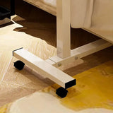 Adjustable Laptop Desk with Wheels, Rotating Standing Computer Table for Sofa Bedside, Lifting Notebook Stand Desk, Side Table