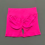 HISTELLO Impact Shorts 4.5" Women Yoga Shorts Seamless Low Waist Scrunch Bum Gym Leggings Workout Stretch Fitness Sports Shorts